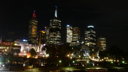 Melbourne by night