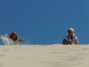 En haut de la Dune du Pyla